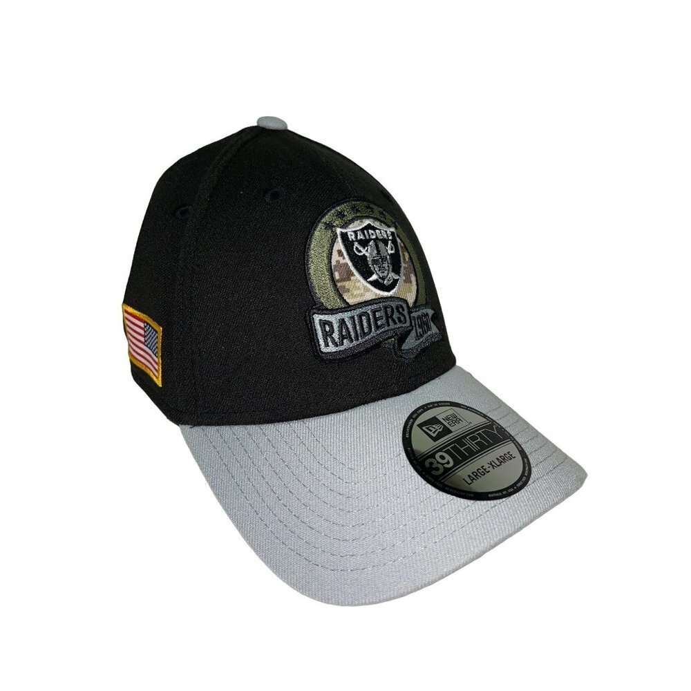 NEW! 39Thirty New Era Las Vegas Raiders 1960 Fitted Baseball Hat Large XL